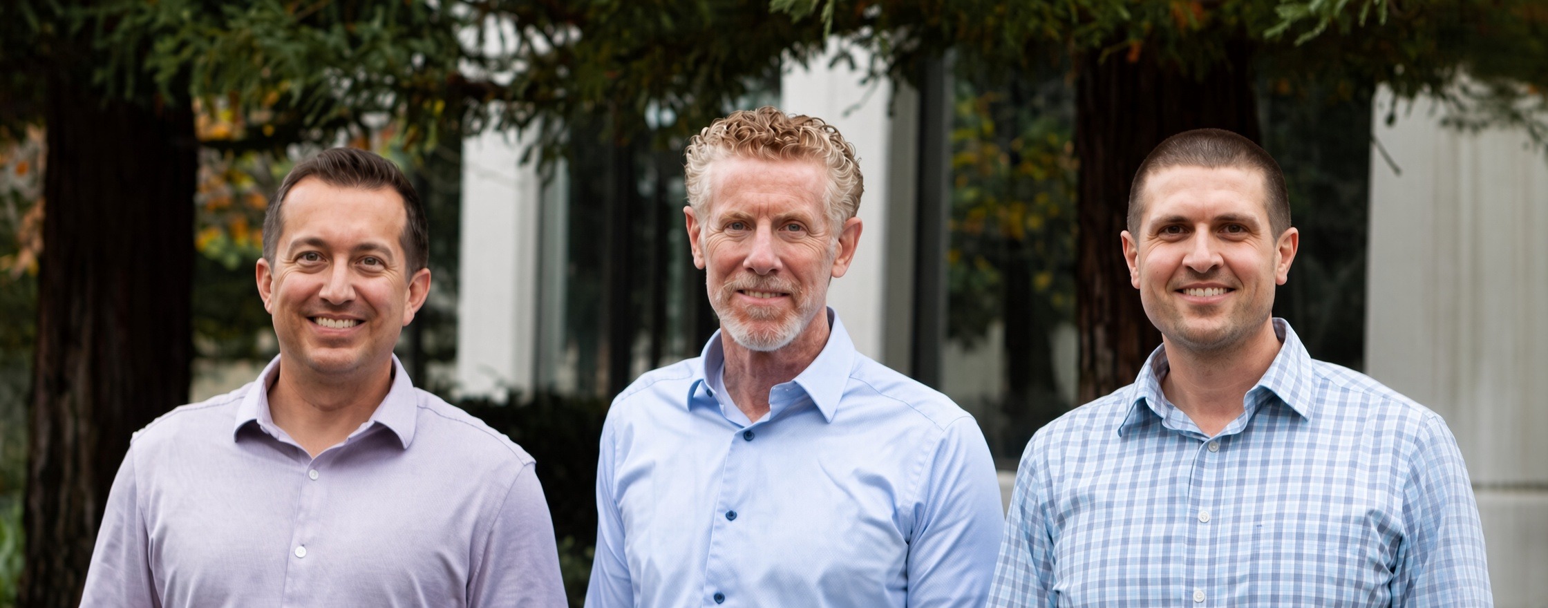 Michael Haskins, Kayle Larsen, and Dalton Henley, CFP® professionals at Larsen Wealth Management